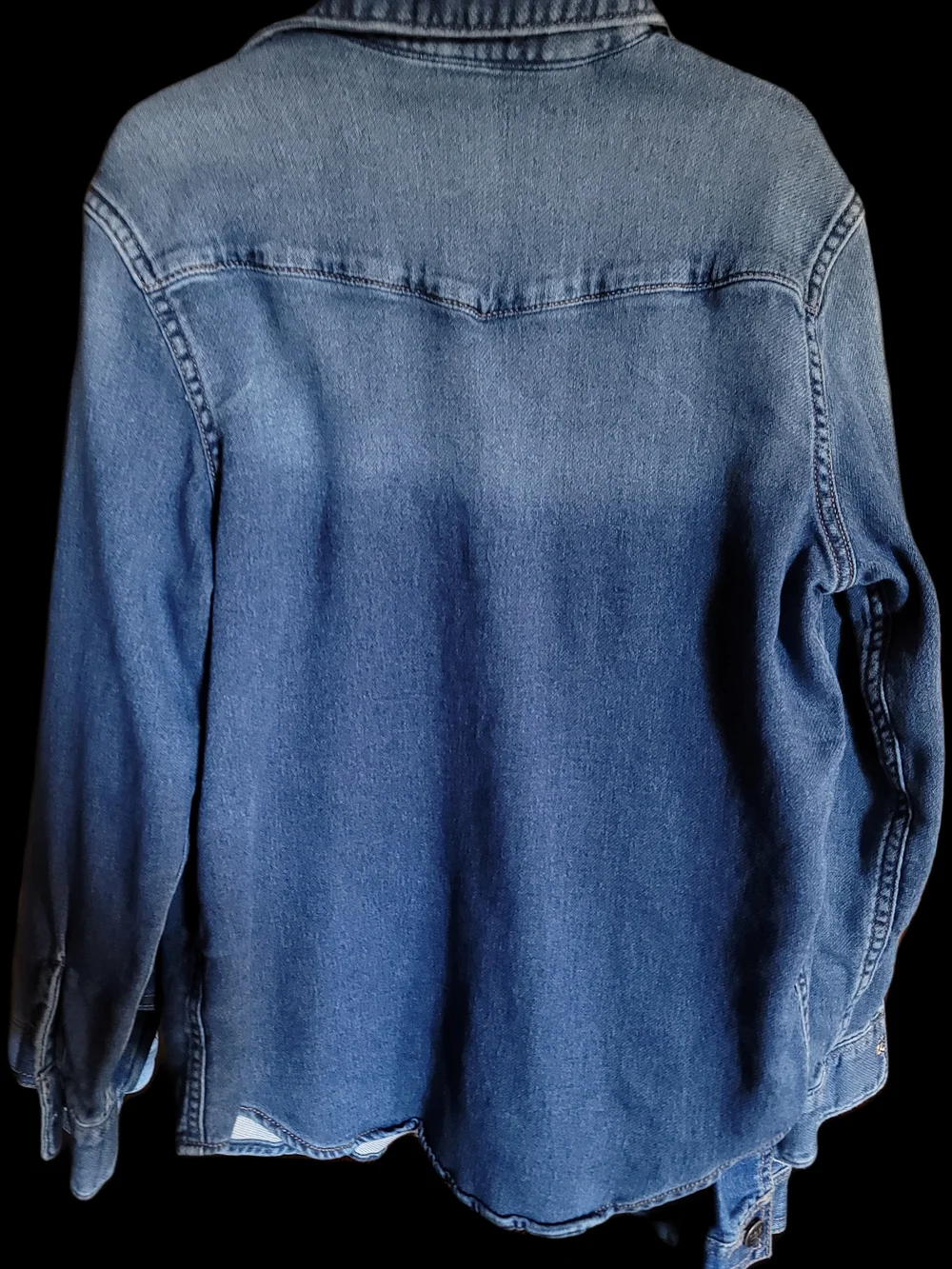 GAP Blue Denim Button-Up Kids Shirt